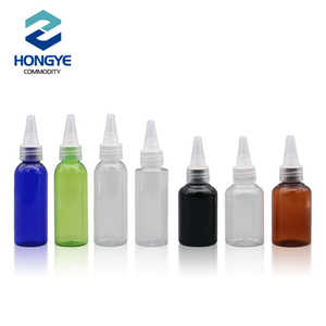 50ml Plastic Pet Bottle with Nozzle Cap