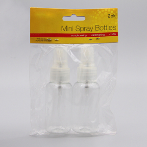 Custom 2 Pack Plastic Pet Empy Lotion Spray Travel Bottle Set