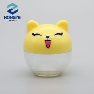 10g Plastic Cosmetic Cartoon Cream Jar 