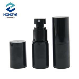 15ml Plastic AS Black Airless Lotion Bottle