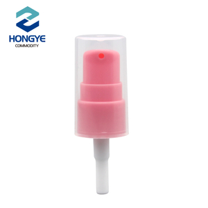 18/410pink plastic cosmetic lotion cream pump treatment pump