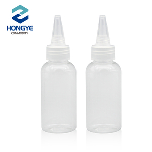 75ml Plastic Pet Bottle with Nozzle Cap