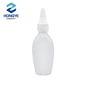 50ml Plastic Pet Bottle with Nozzle Cap（HY50K）