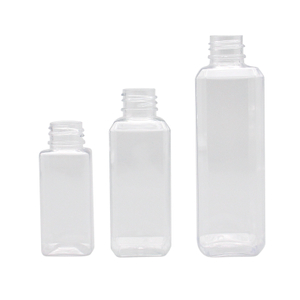 30 60 100ml Plastic Pet Square Bottle