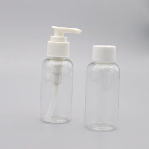 Custom 3 pack plastic pet empy lotion spray travel bottle set