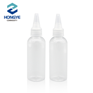 80ml Plastic Pet Bottle with Nozzle Cap