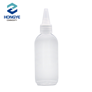 80ml Plastic Pet Bottle with Nozzle Cap（HY80C）