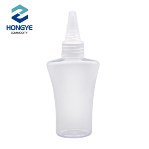 80ml Plastic Pet Bottle with Nozzle Cap（HY80E）