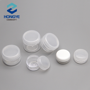 3g 5g 10g 15g 20g PS Plastic Cosmetic Cream Jar with PP Cap