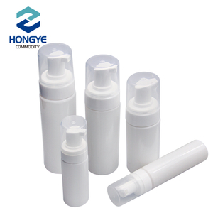 50 80 100 150 200ml White Plastic Pet Foam Bottle